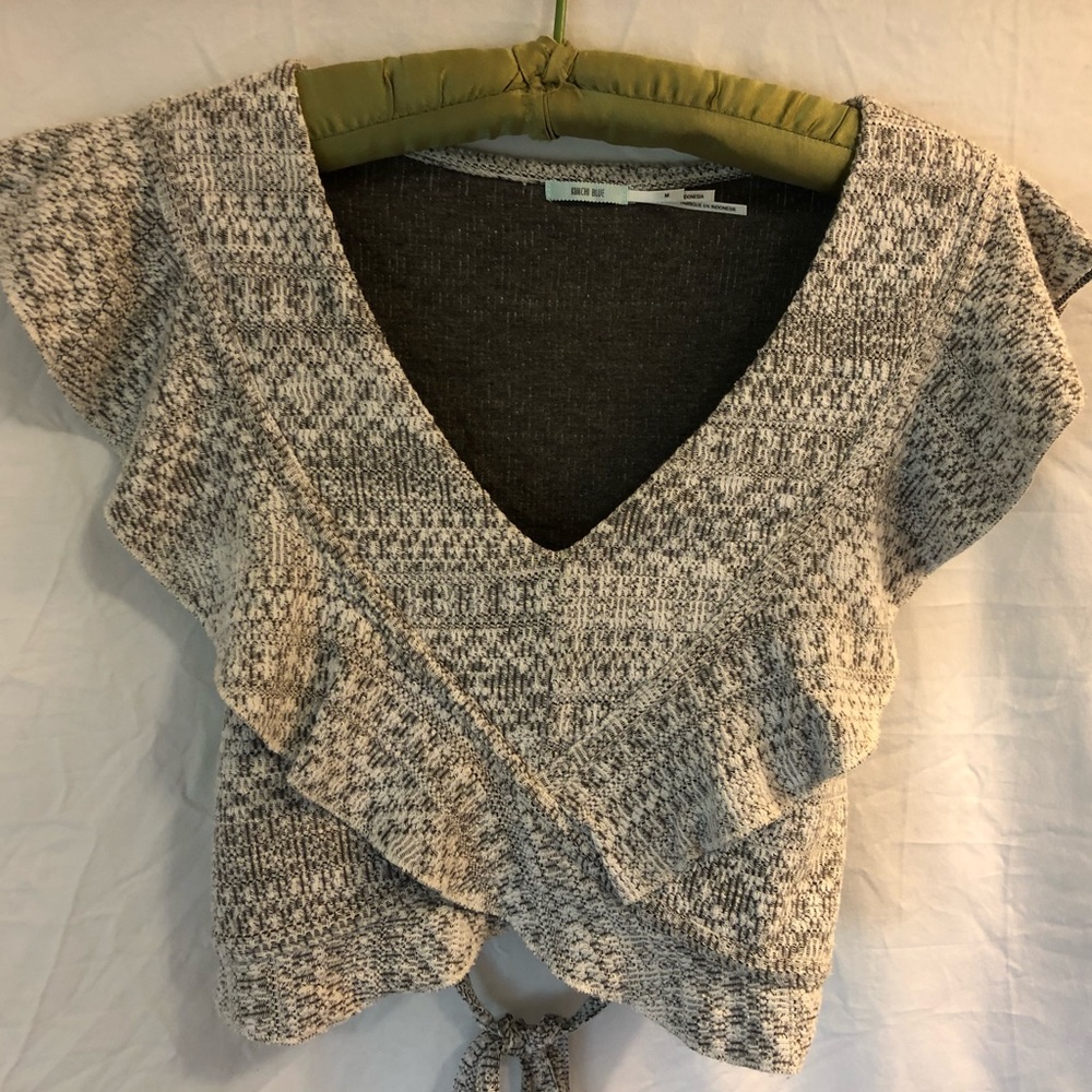 Urban Outfitters ruffle crop top - Medium